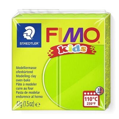 Fimo 8030-51 02 Modelleme Kili Kids Limon Yeşili - 1