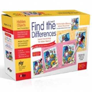 Find the Differences-2 Level 2 - Search, Find and Mark the Hidden Objects-2 - Ages 2-5