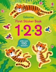First Sticker Book: 123 - Usborne