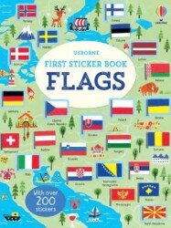First Sticker Book Flags - Usborne
