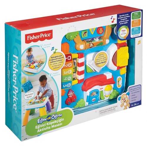 Fisher-Price LnL Yaşa Göre Gelişim - Eğitici Köpekçiğin Aktivite Masası Türkçe ve İngilizce DRH44 - 1