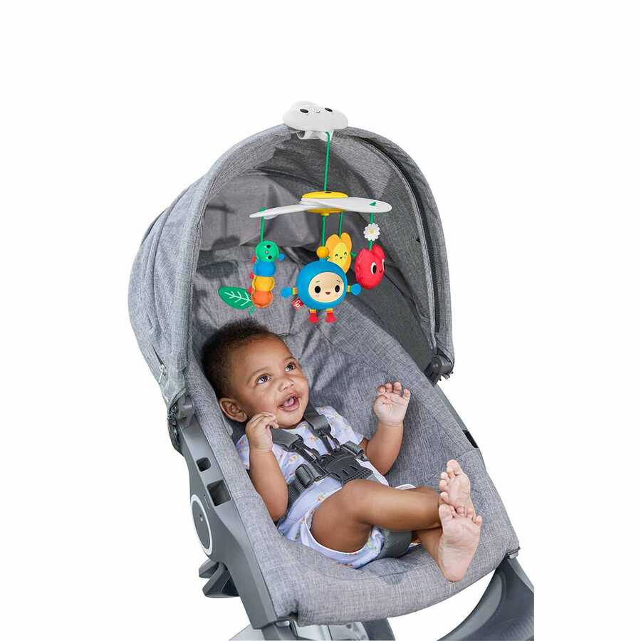 Fisher-Price Mutlu Dünya Eğlenceli Bebek Arabası Oyuncağı HBW13 - 3