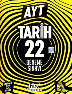 Fix Yayınları 2023 AYT Tarih 22 Denemeleri - 1