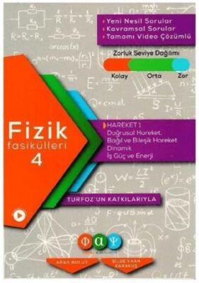 Fiziksel Alan Yayınları Fizik Fasikülleri - 4 Hareket - 1 - 1