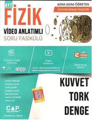 Çap Yayınları Fizik Kuvvet Tork Denge Konu Anlatımlı Soru Bankası - 1