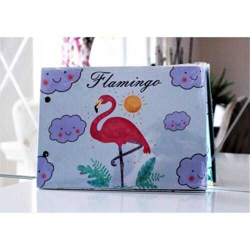 Flamingo Desenli Albüm 24 Sayfa