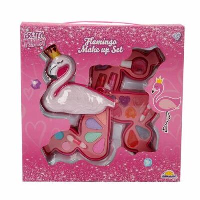 Flamingo Şekilli 3 Katlı Makyaj Güzellik Seti - 1