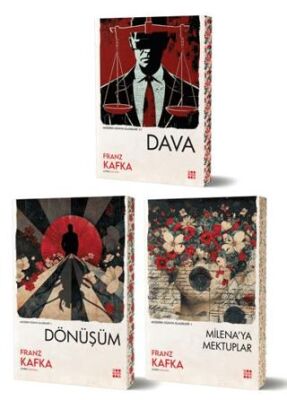 Franz Kafka 3`lü Set 3 Kitap Takım kapağı