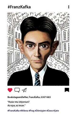 Franz Kafka Bookstagram Defter