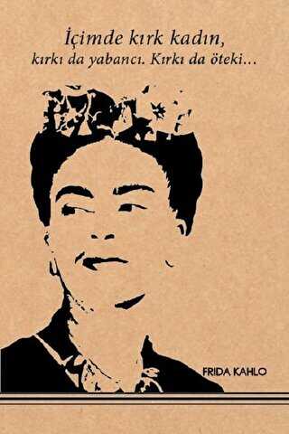 Frida Kahlo 2 Kraft Defter