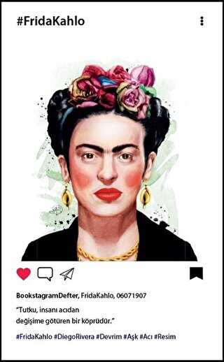 Frida Kahlo Bookstagram Defter