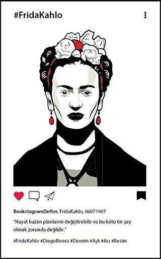 Frida Kahlo Grafiti 2 Bookstagram Defter
