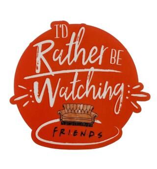 Friends Bardak Altlığı I`d Ratcher Be Watching Turuncu BAL-380245 - 1