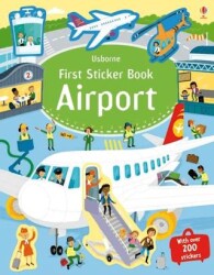 Frist Sticker Book Airport - Usborne