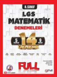 8. Sınıf LGS Matematik 14 lü Branş Denemeleri - Full Matematik Yayınları 