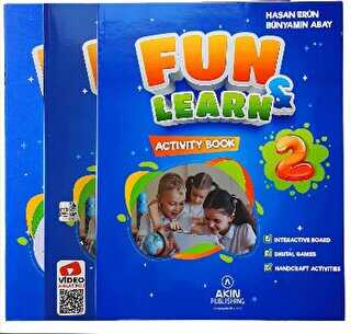 Akın Dil Eğitim Fun and Learn 2 Course Book, Activity Book, Fun Magazine