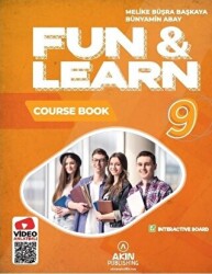 Akın Dil Eğitim Fun and Learn 9 Course Book, Activity Book, Skills Book - Akın Dil Eğitim