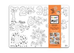 Funny Mat Alfabe - Sayılar 25x35cm 2`li Paket Beyaz Serisi - Akademi Çocuk
