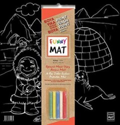 Funny Mat Black Kutup - Tebeşirli - Akademi Çocuk