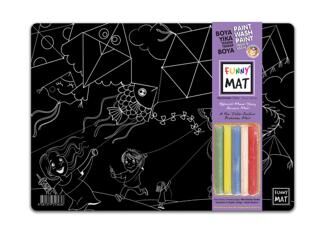 Funny Mat Black Tebeşirli - Uçurtmalar - 1
