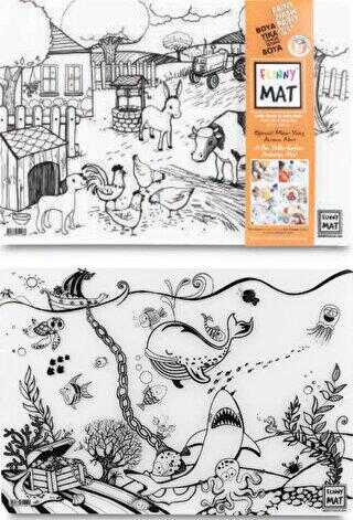 Funny Mat Çiftlik ve Derin Deniz İkili Set - Akademi Çocuk