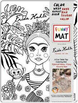 Funny Mat Frida Kahlo - Akademi Çocuk