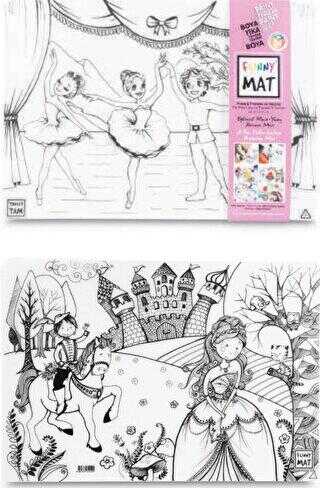 Funny Mat Prens ile Prenses ve Dansçılar İkili Set - Akademi Çocuk