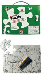Funny Mat Washable Puzzle - Dinozor Çağı - Akademi Çocuk