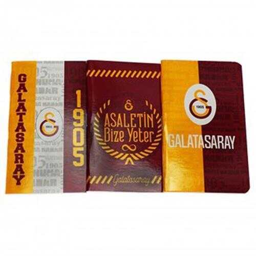 Galatasaray Not Defteri 8X13 Karton Dikişli