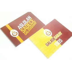 Galatasaray Resim Defteri 24x34 15 Yaprak Spiralli Karton Kapak - TİMON