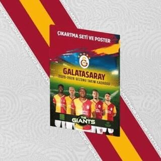 Galatasaray The Giants 2025-26 Sezonu Dev Poster ve Çıkartma Seti - 1