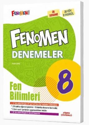 Gama Yayınları 8. Sınıf Fen Bilimleri Fenomen 12 Genel Deneme - 1
