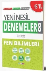 Gama Yayınları 8. Sınıf Fen Bilimleri Yeni Nesil Denemeler - Gama Yayınları