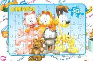 Garfield Puzzle Aile - 50 Parça