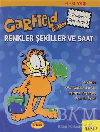 Garfield - Renkler Şekiller ve Saat - Güloğlu Yayıncılık