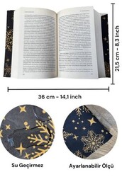 Gece & Kar Desenli Ayarlanabilir Kitap Kılıfı - Tsugame