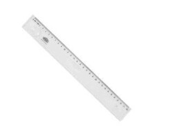 Hatas Geniş Plastik Büro Cetveli 30 Cm. - Hatas