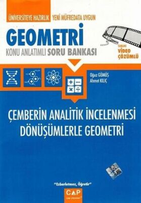 Geometri Çemberin Analitik İncelenmesi Dönüşümlerle Geometri Konu Anlatımlı Soru Bankası kapağı