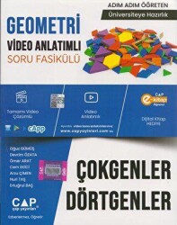 Çap Yayınları Geometri Video Anlatımlı Çokgenler Dörtgenler Soru Fasikülü - Çap Yayınları