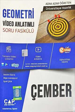 Çap Yayınları Geometri Video Anlatımlı Soru Fasikülü - Çember