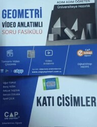 Çap Yayınları Geometri Video Anlatımlı Soru Fasikülü - Katı Cisimler - Çap Yayınları