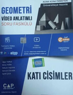 Çap Yayınları Geometri Video Anlatımlı Soru Fasikülü - Katı Cisimler - 1