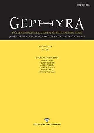 Gephyra Sayı 10 - Volume 10 - 2013 - Gephyra