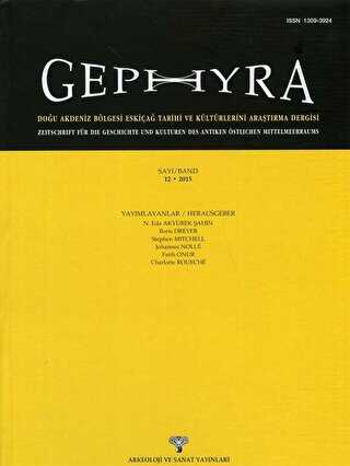 Gephyra Sayı 12 - Volume 12 - 2015