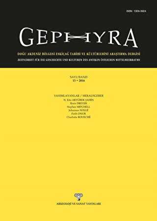 Gephyra Sayı 13 - Volume 13 - 2016 - Gephyra