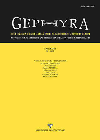 Gephyra Sayı 14 - Volume 14 - 2017 - Gephyra
