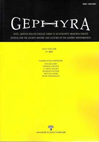 GEPHYRA Sayı 8 - Volume 8 - 2011 - Gephyra