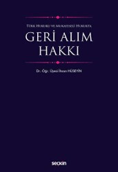 Geri Alım Hakkı - Seçkin Yayıncılık