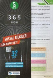 Gezegen Yayıncılık 5. Sınıf 365 Gün Sosyal Bilgiler 32 Yaprak Test - Gezegen Yayıncılık