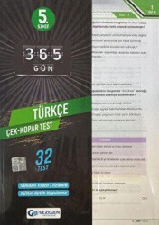 Gezegen Yayıncılık 5. Sınıf 365 Gün Türkçe 32 Yaprak Test - Gezegen Yayıncılık